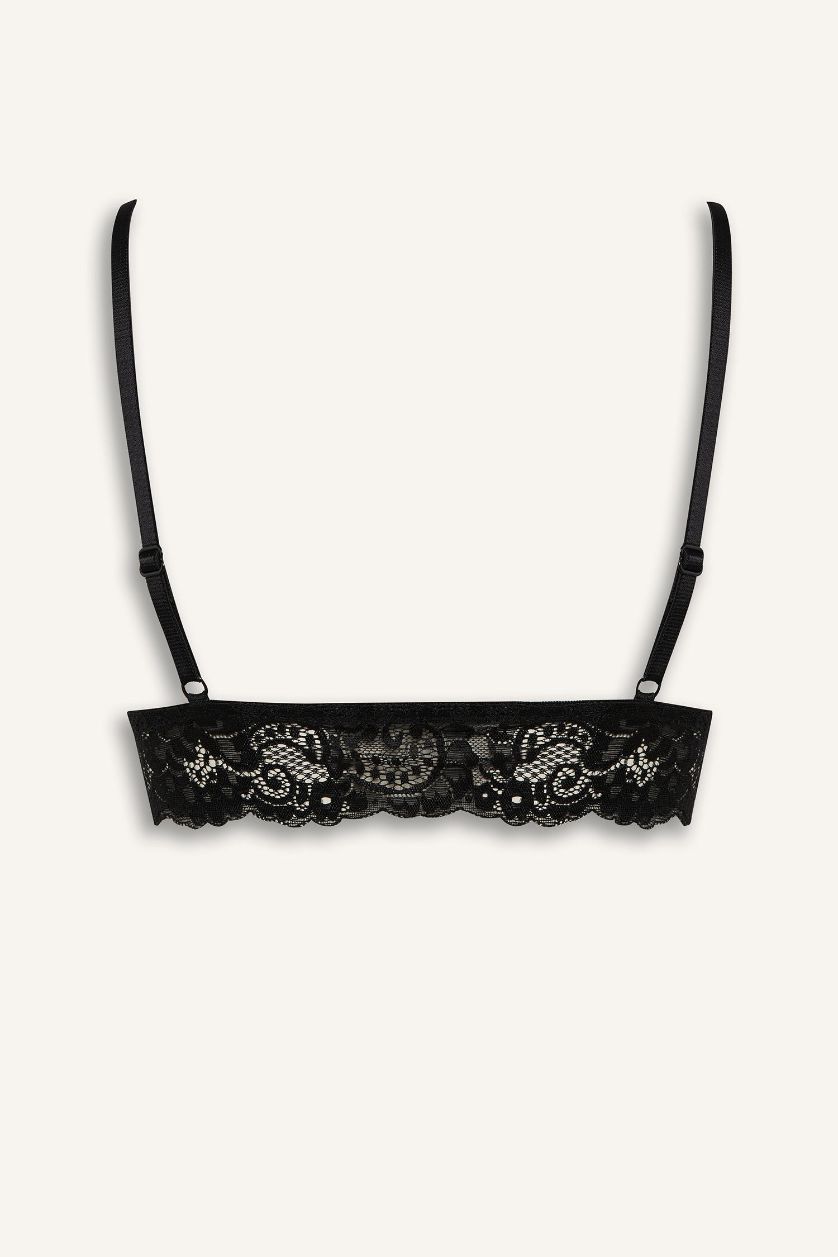 WOMAN Black Fall in Love Full Lace Bra