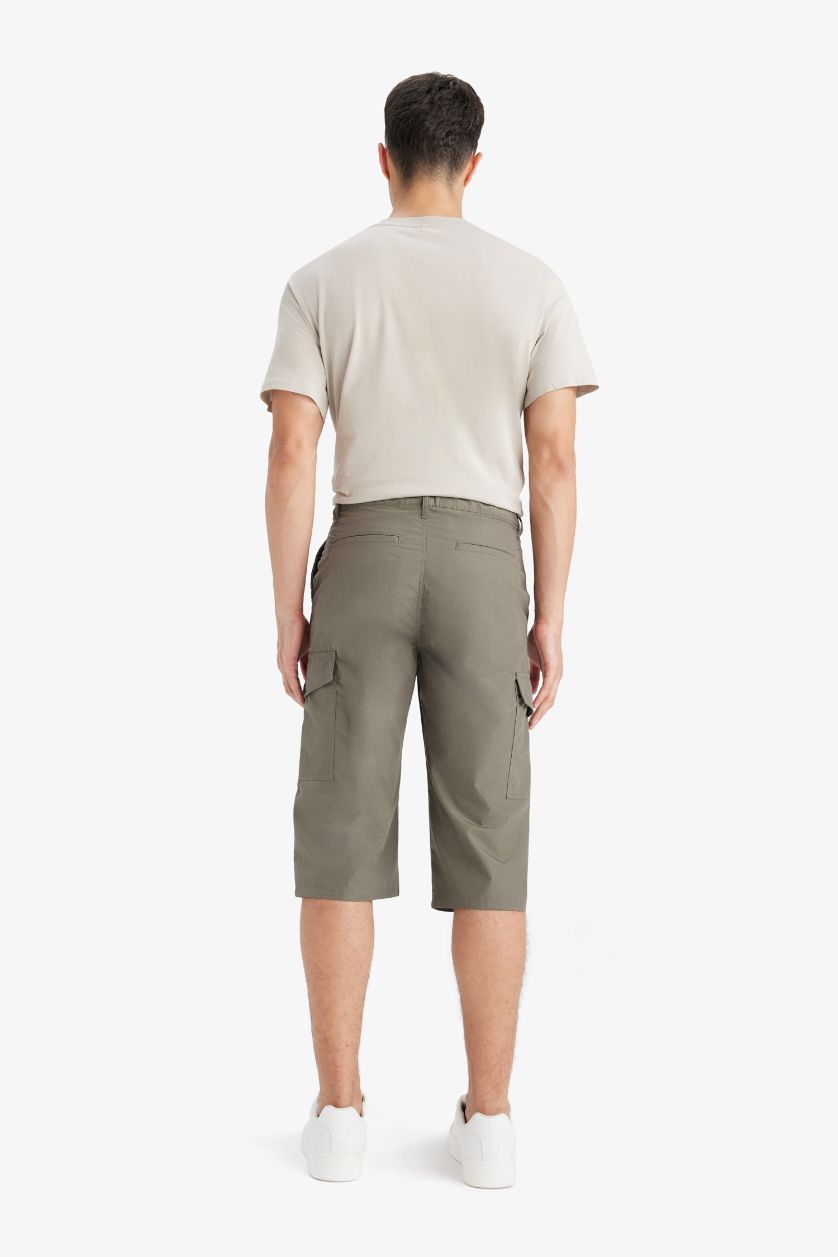 رجال كاكي بنطون كابري قطن قصة عادية