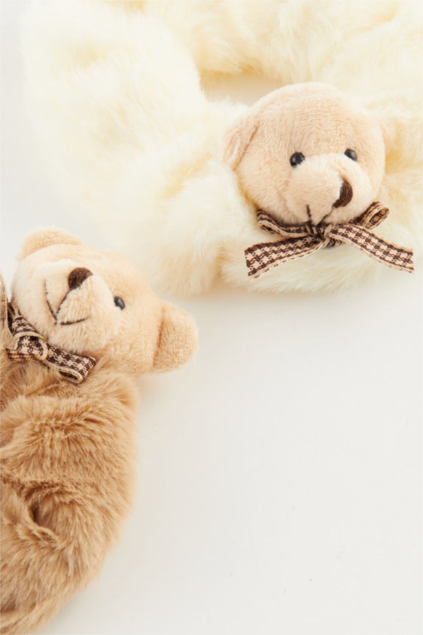 WOMAN Karma Woman Teddy Bear 2 Piece Hair Clips