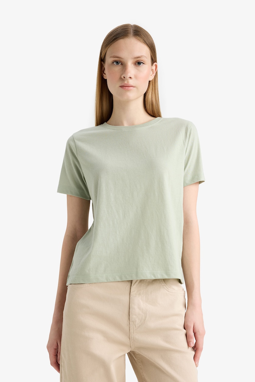 حريمي نعناع Regular Fit Short Sleeve T-Shirt
