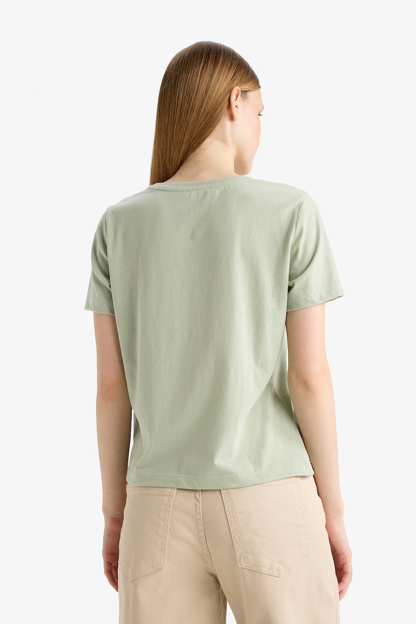 حريمي نعناع Regular Fit Short Sleeve T-Shirt
