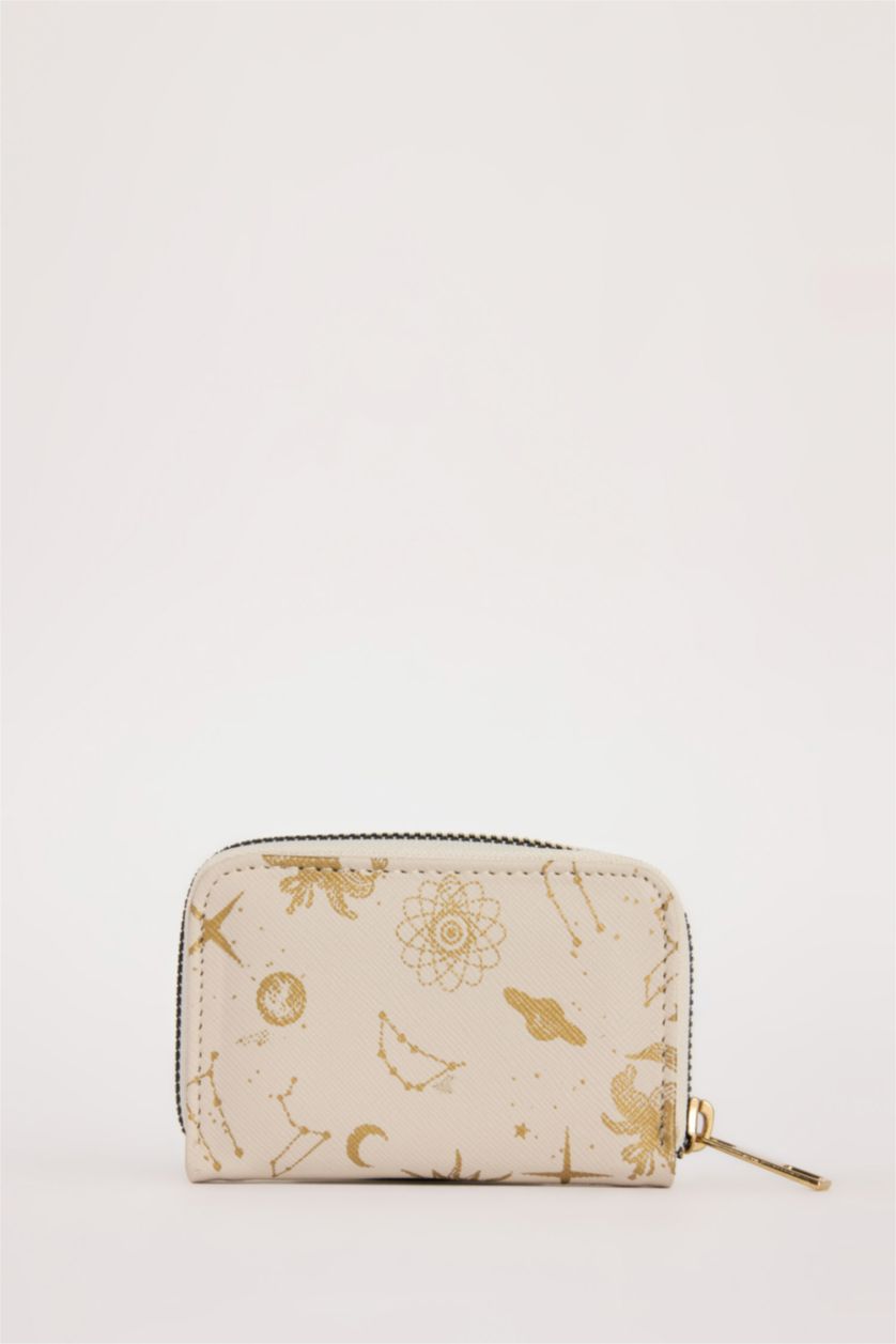 نساء بيج محفظة عملات نسائي جلد صناعي