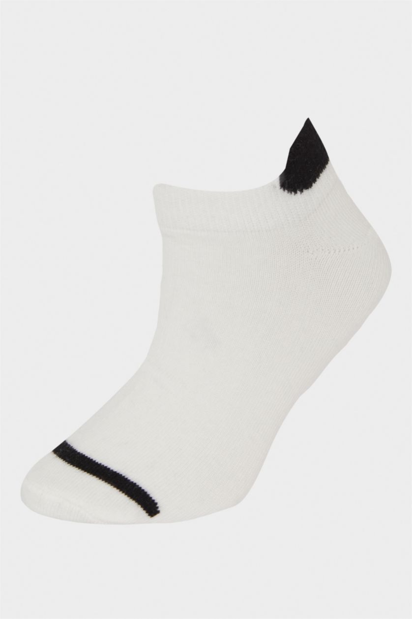 GARÇONS Blanc Lot de 5 paires de Chaussettes courtes en coton pour garçon