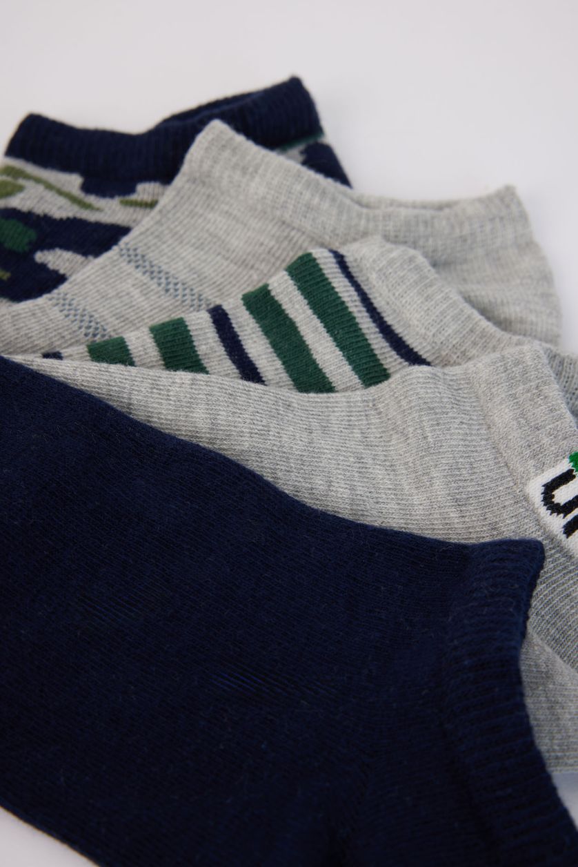 Erkek Çocuk - Genç Erkek Karma Erkek Çocuk 5'li Pamuklu Patik Çorap