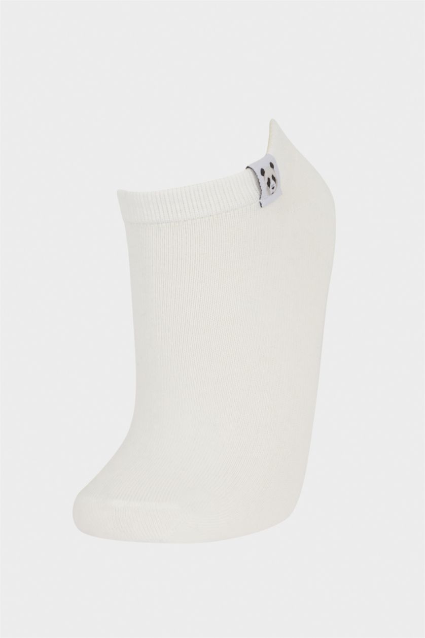 Erkek Çocuk - Genç Erkek Karma Erkek Çocuk 5'li Pamuklu Dokuma Etiketli Patik Çorap