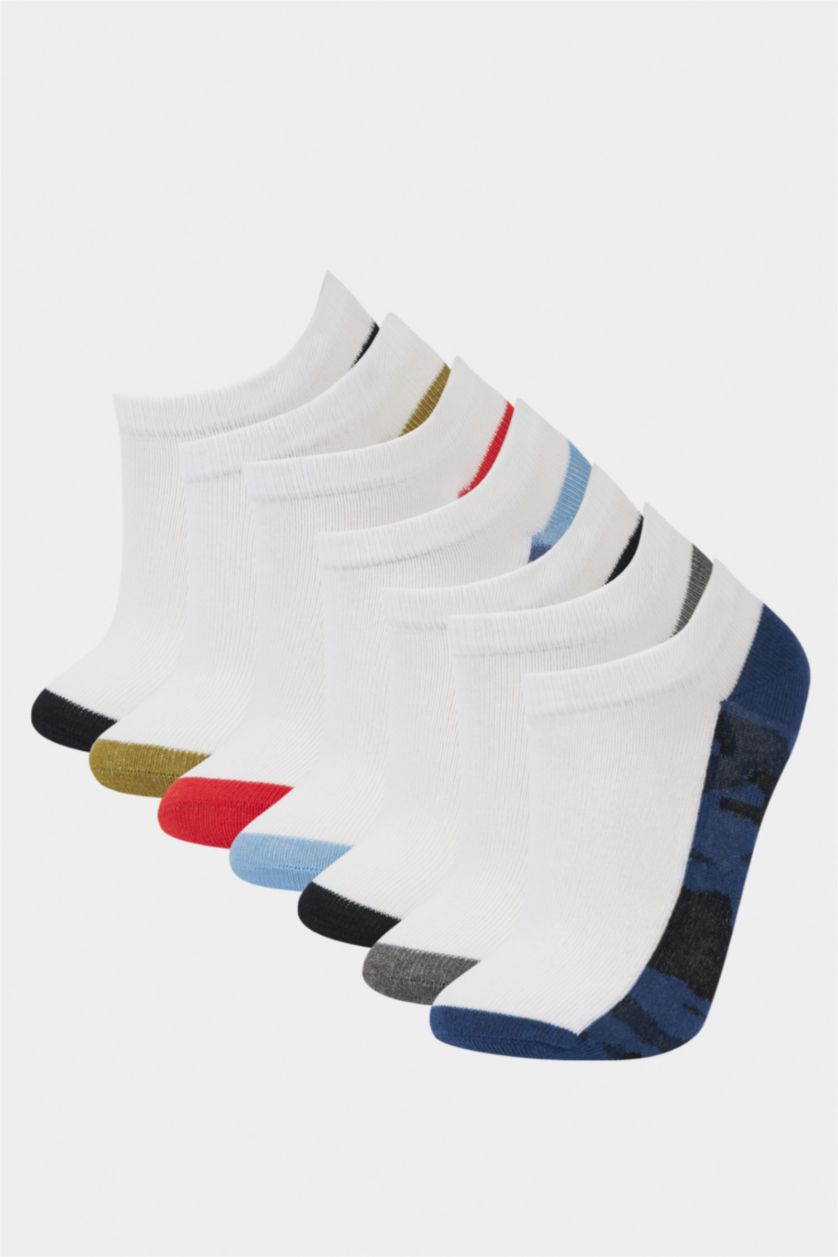 Erkek Çocuk - Genç Erkek Karma Erkek Çocuk 7'li Pamuklu Patik Çorap