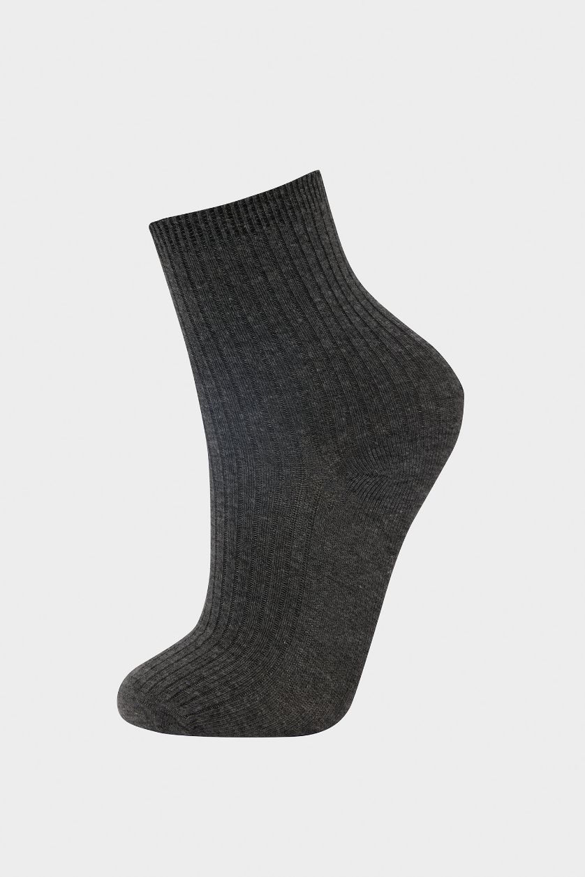 Erkek Çocuk - Genç Erkek Karma Basic Düz 3'lü Pamuklu Uzun Çorap Erkek Çocuk