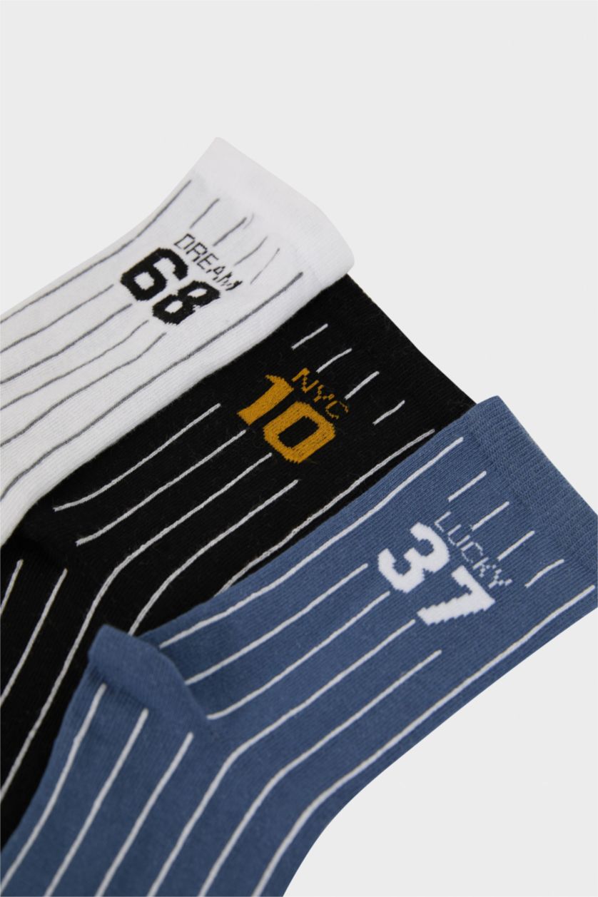 BOYS & TEENS MIXED Boy 3 Piece Cotton Long Socks