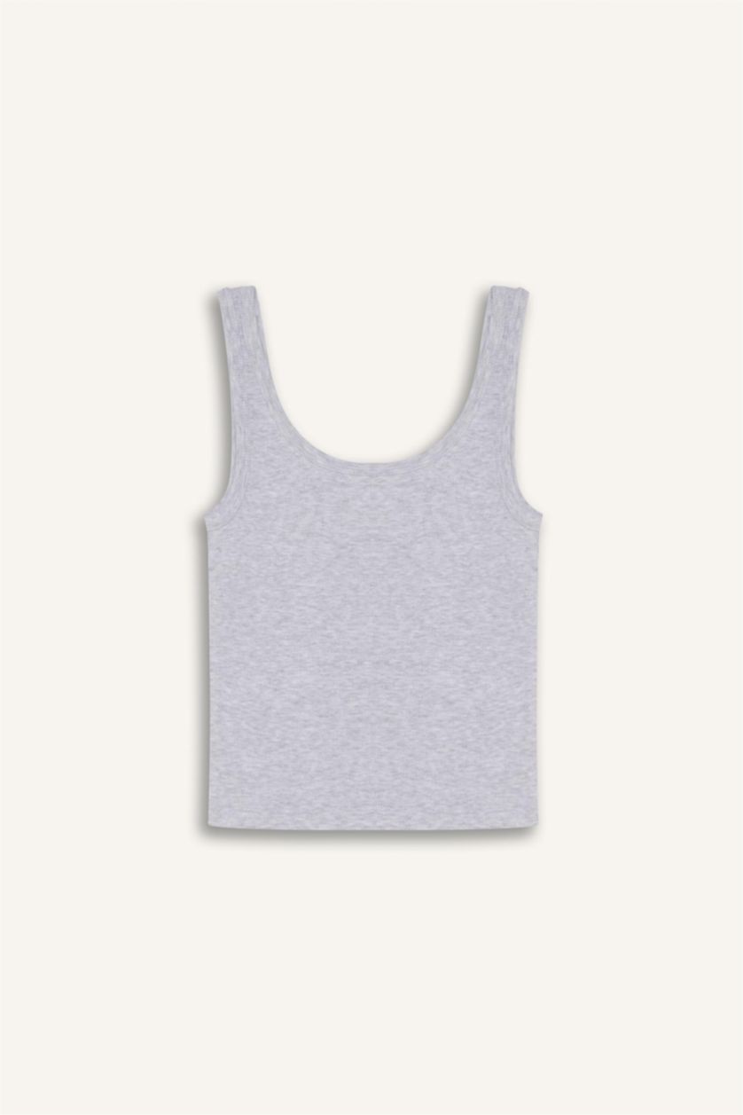 FEMME Gris Coupe slim raccourcie