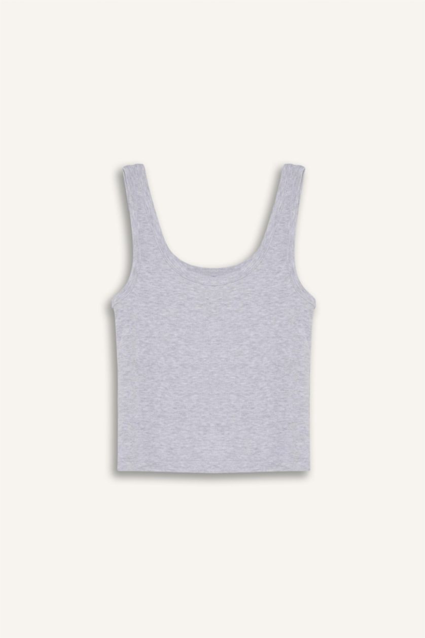 FEMME Gris Coupe slim raccourcie