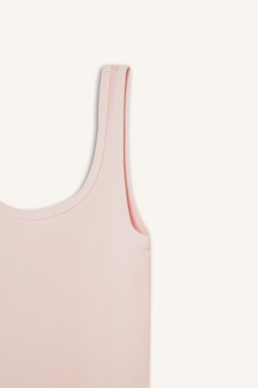 FEMME Rose Clair Coupe slim raccourcie