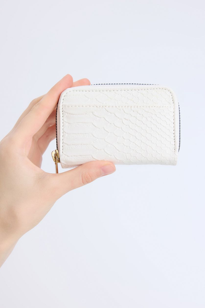 Женщины Белый Женский кошелек для мелочи на молнии с рисунком