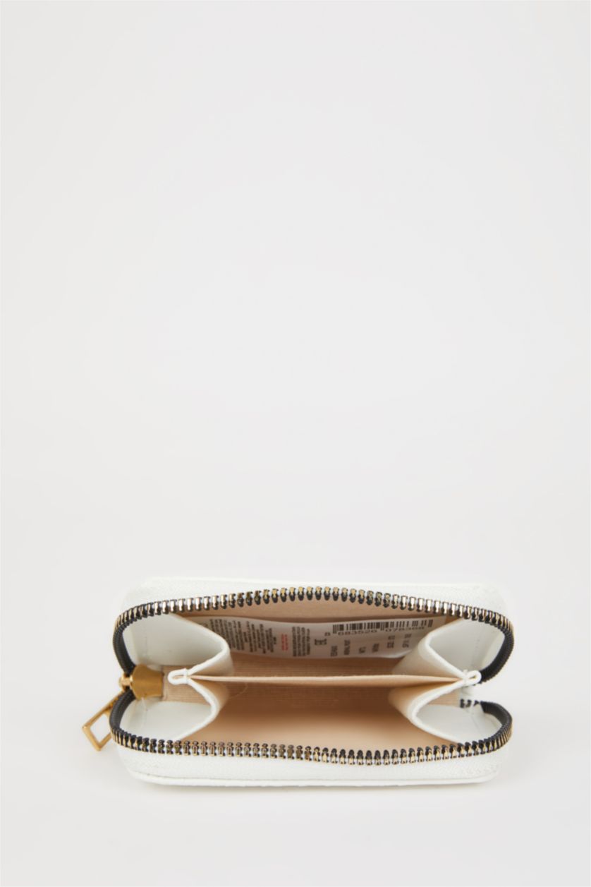 Женщины Белый Женский кошелек для мелочи на молнии с рисунком