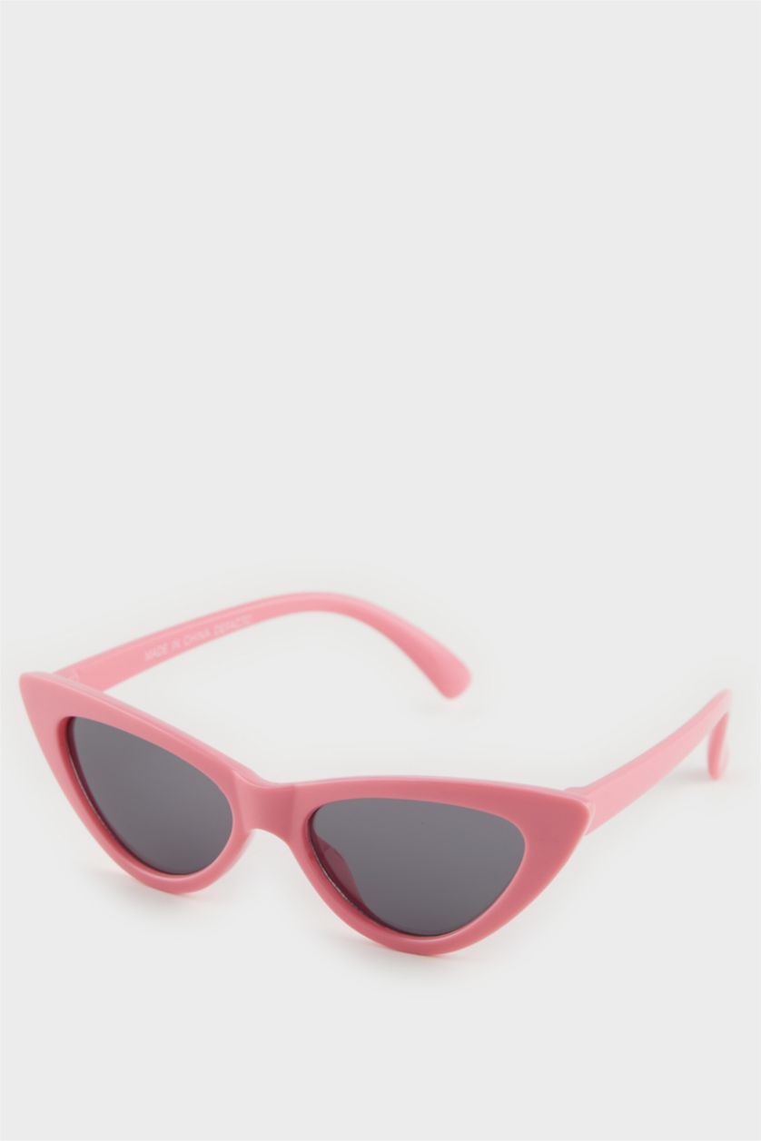 GIRLS & TEENS Pink Girl Cat Eye Sunglasses