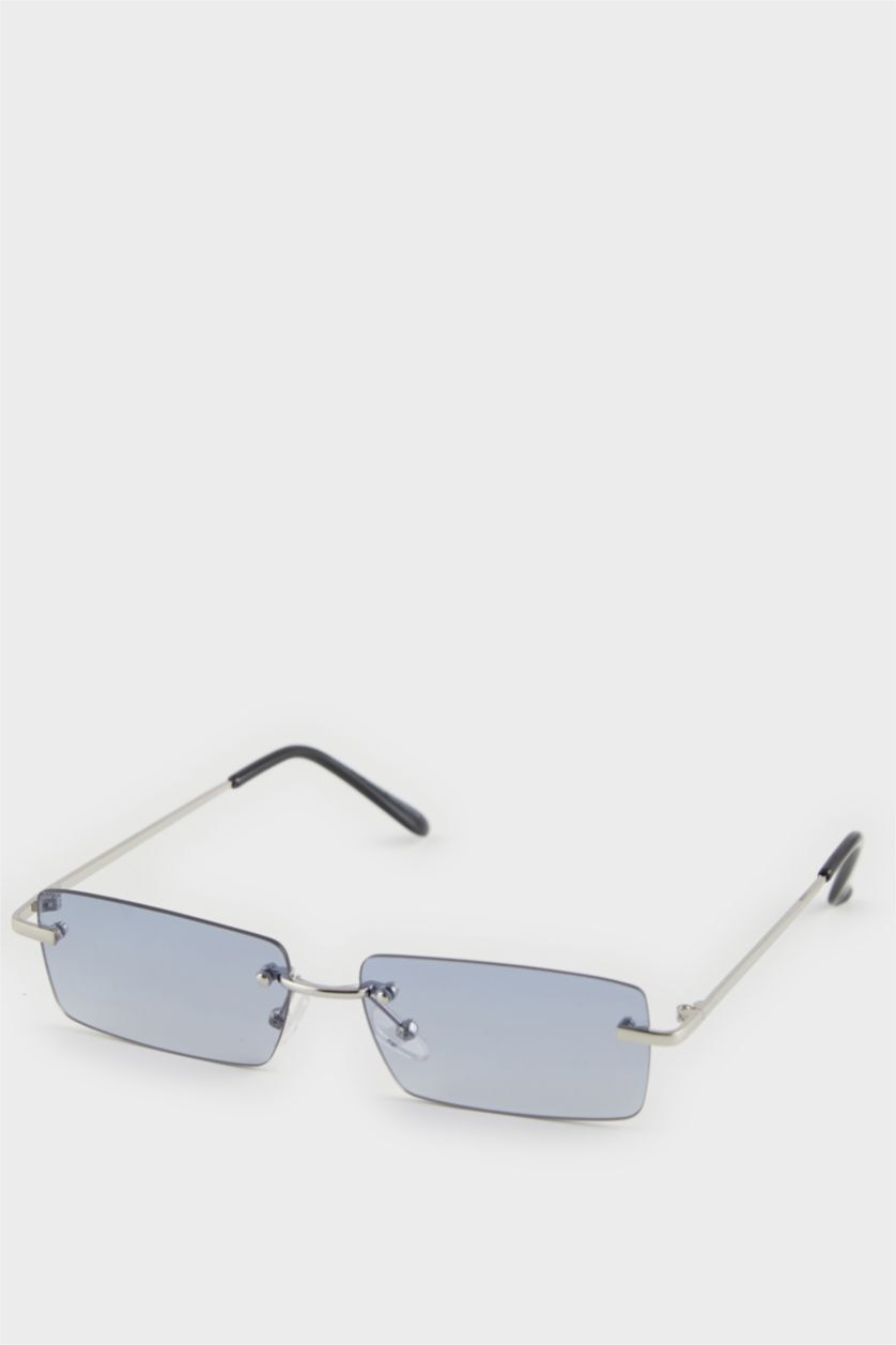 HOMME Karma Lunettes de soleil carrées en métal pour homme
