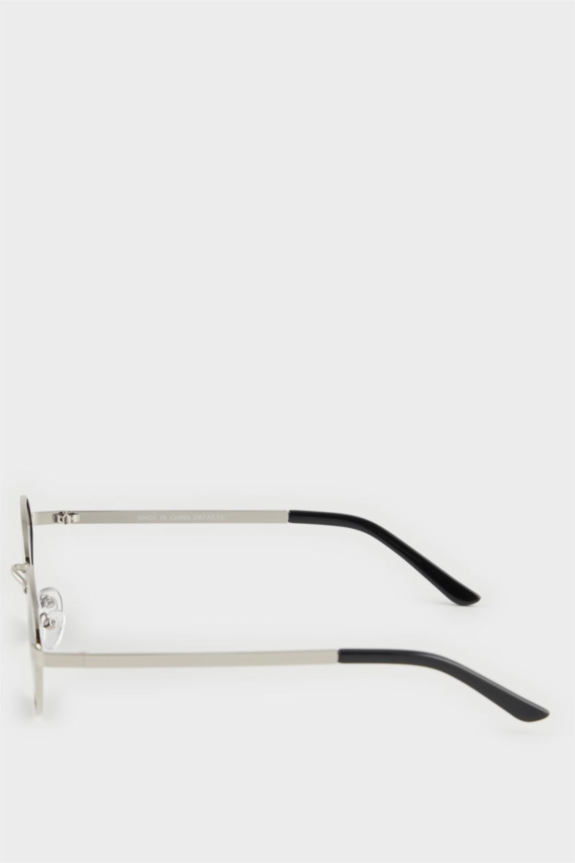 MAN Black Man Round Metal Sunglasses