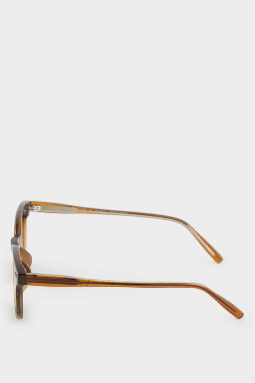 رجال بني نظارات شمسية دائرية للرجال