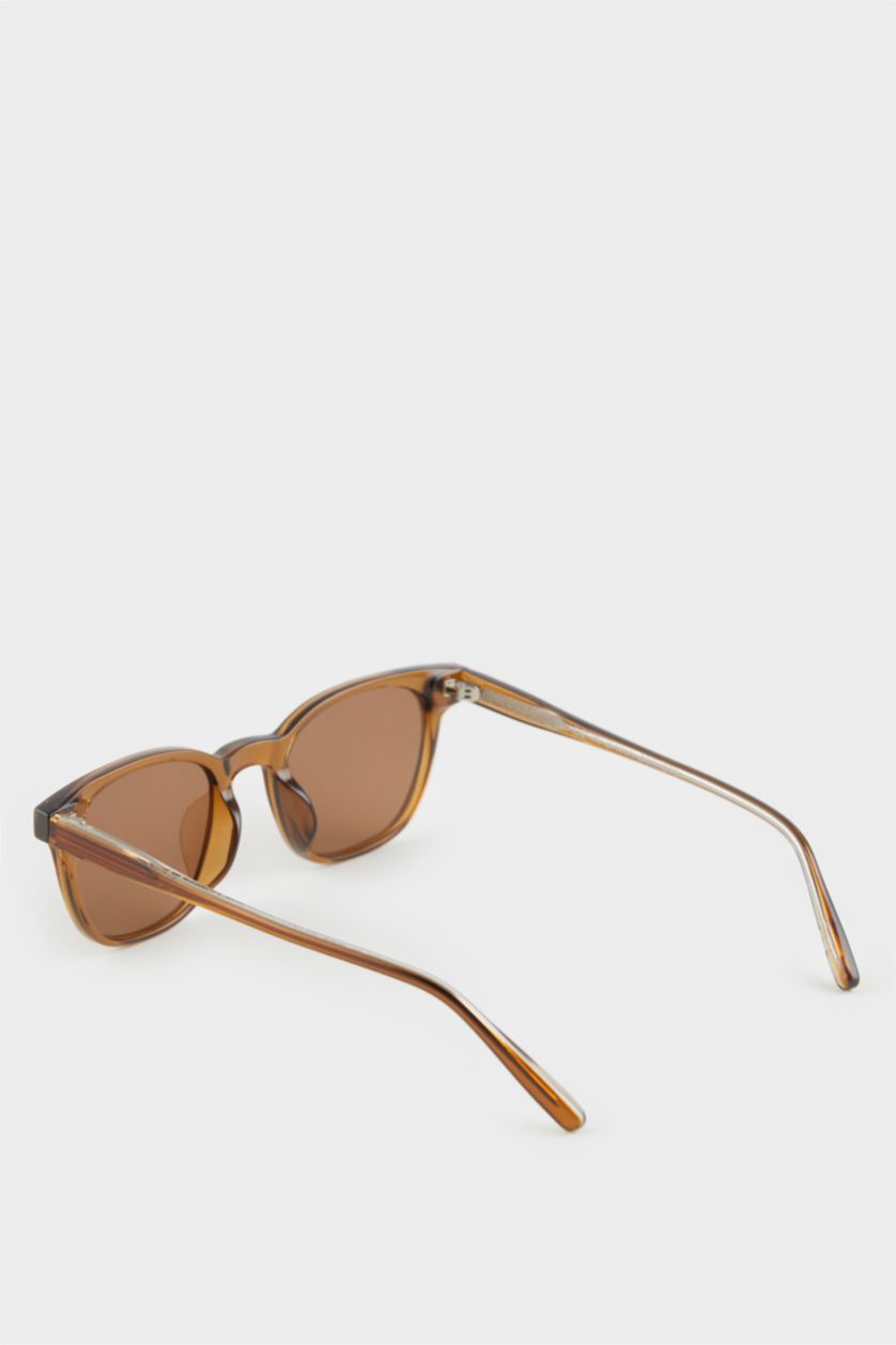 رجال بني نظارات شمسية دائرية للرجال