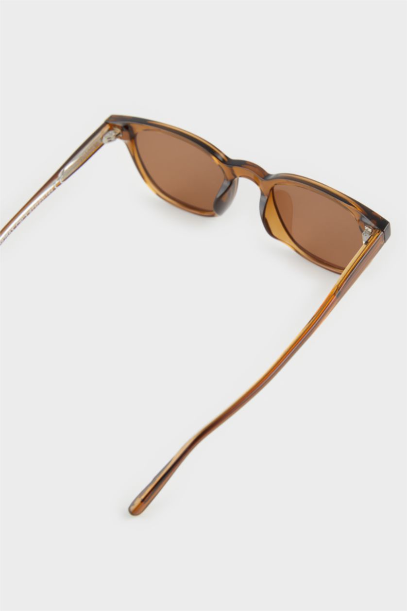 رجال بني نظارات شمسية دائرية للرجال