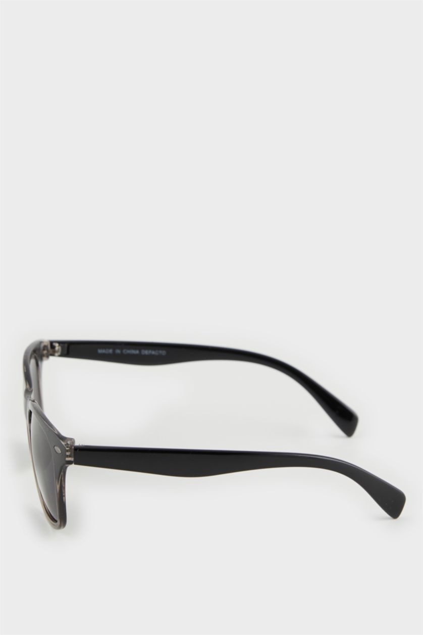 رجال أسود نظارات شمسية دائرية للرجال