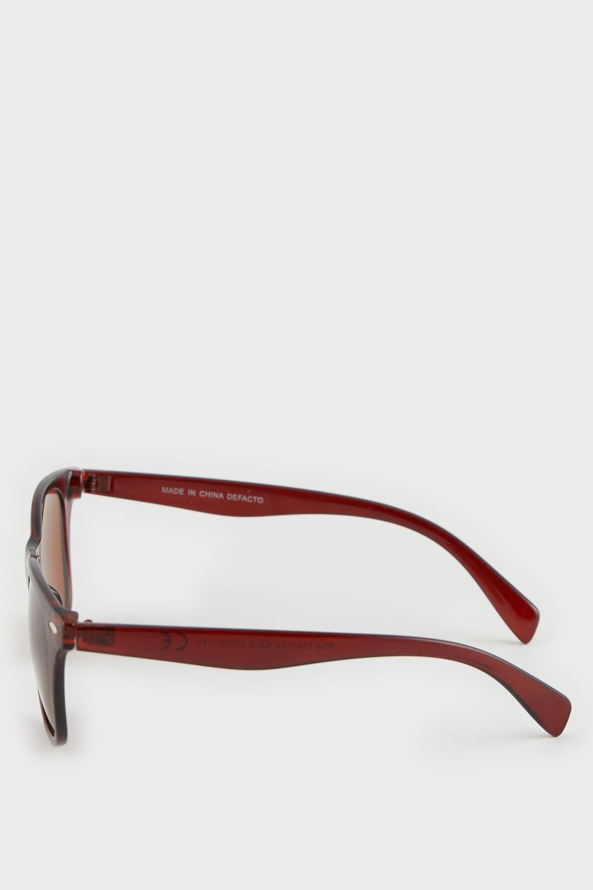 Мужчины Темно-коричневый Мужские круглые солнечные очки