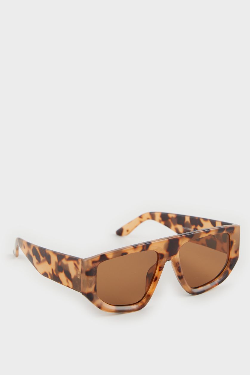 FEMME Karma Lunettes de soleil rondes en métal pour femme