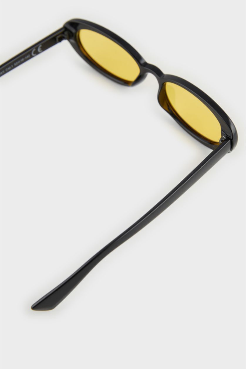 FEMME Noir Lunettes de soleil rondes pour femme