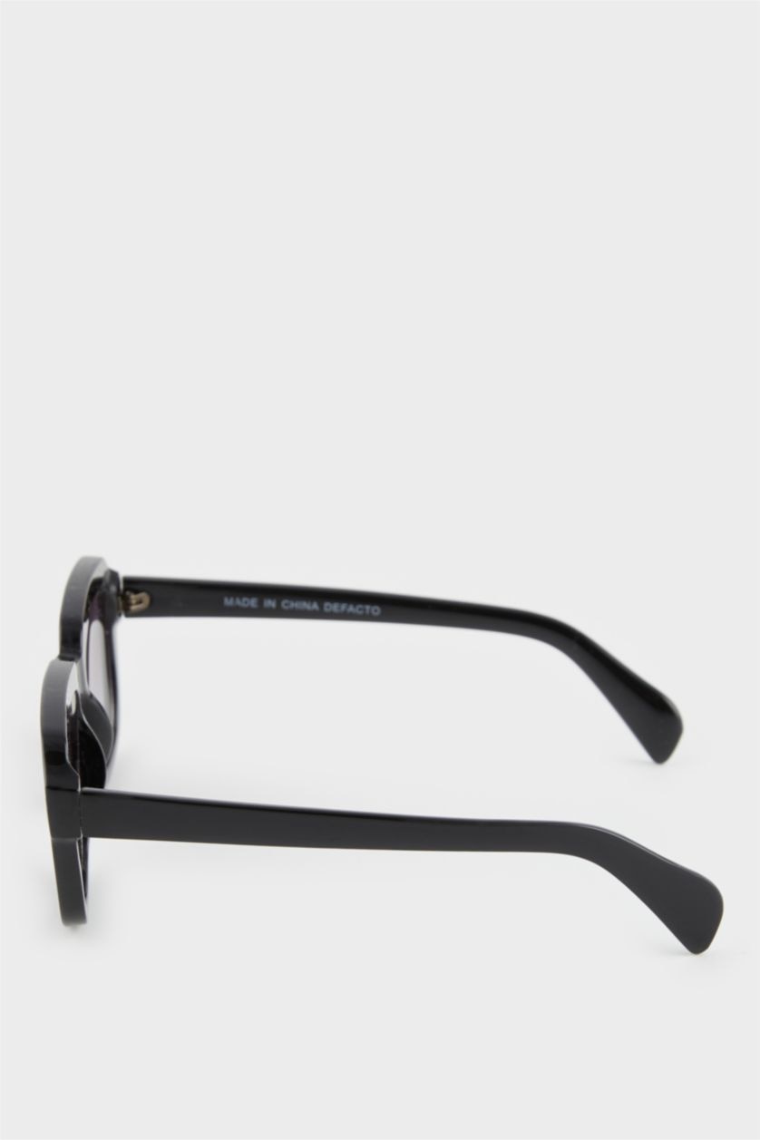 Женщины Черный Женские солнцезащитные очки круглой формы