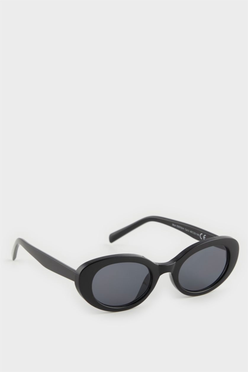 نساء أسود نظارات شمسية دائرية للنساء