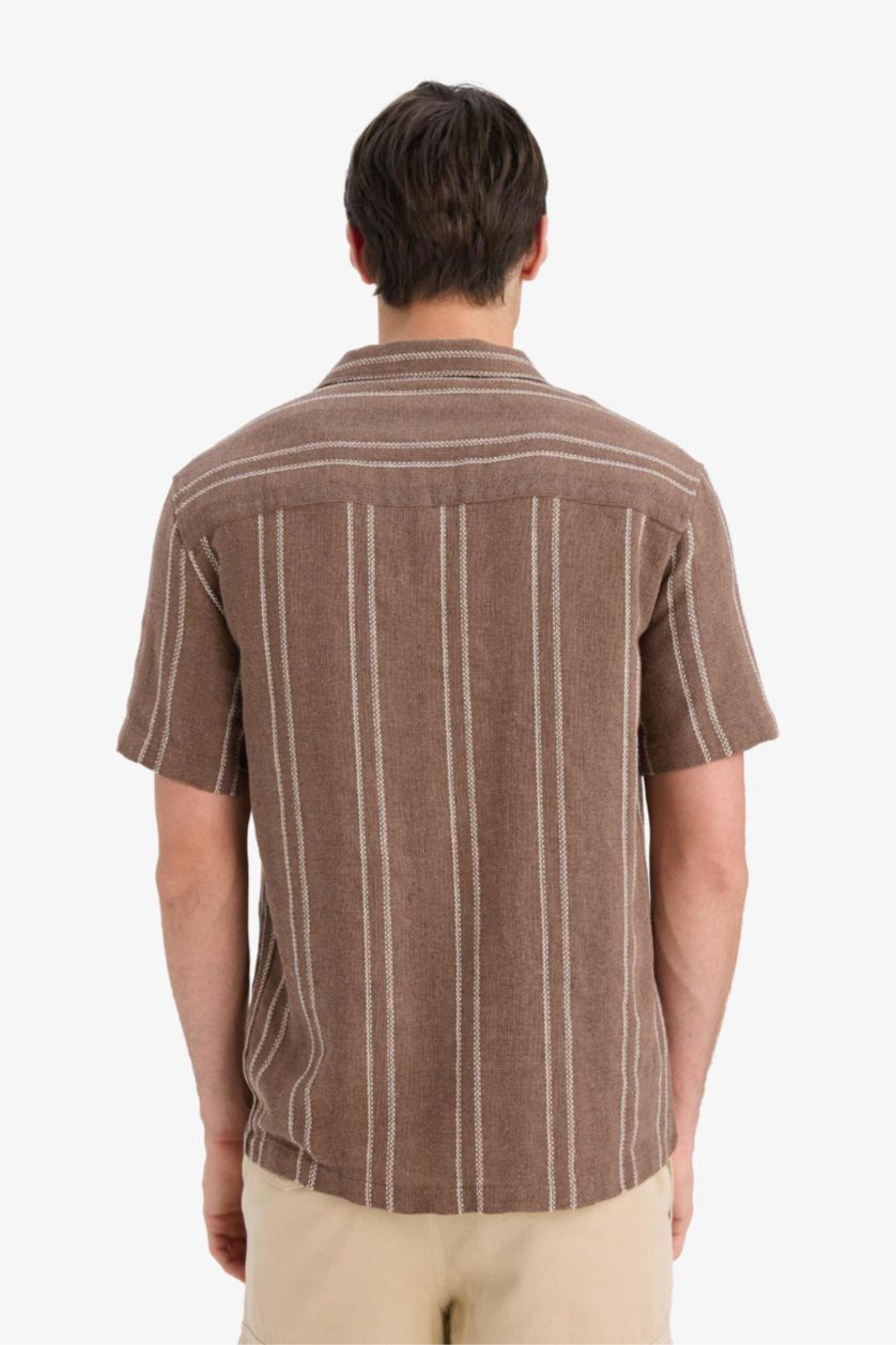 رجال بني قميص بولو نص ردن قصة عادية بياخة عالية