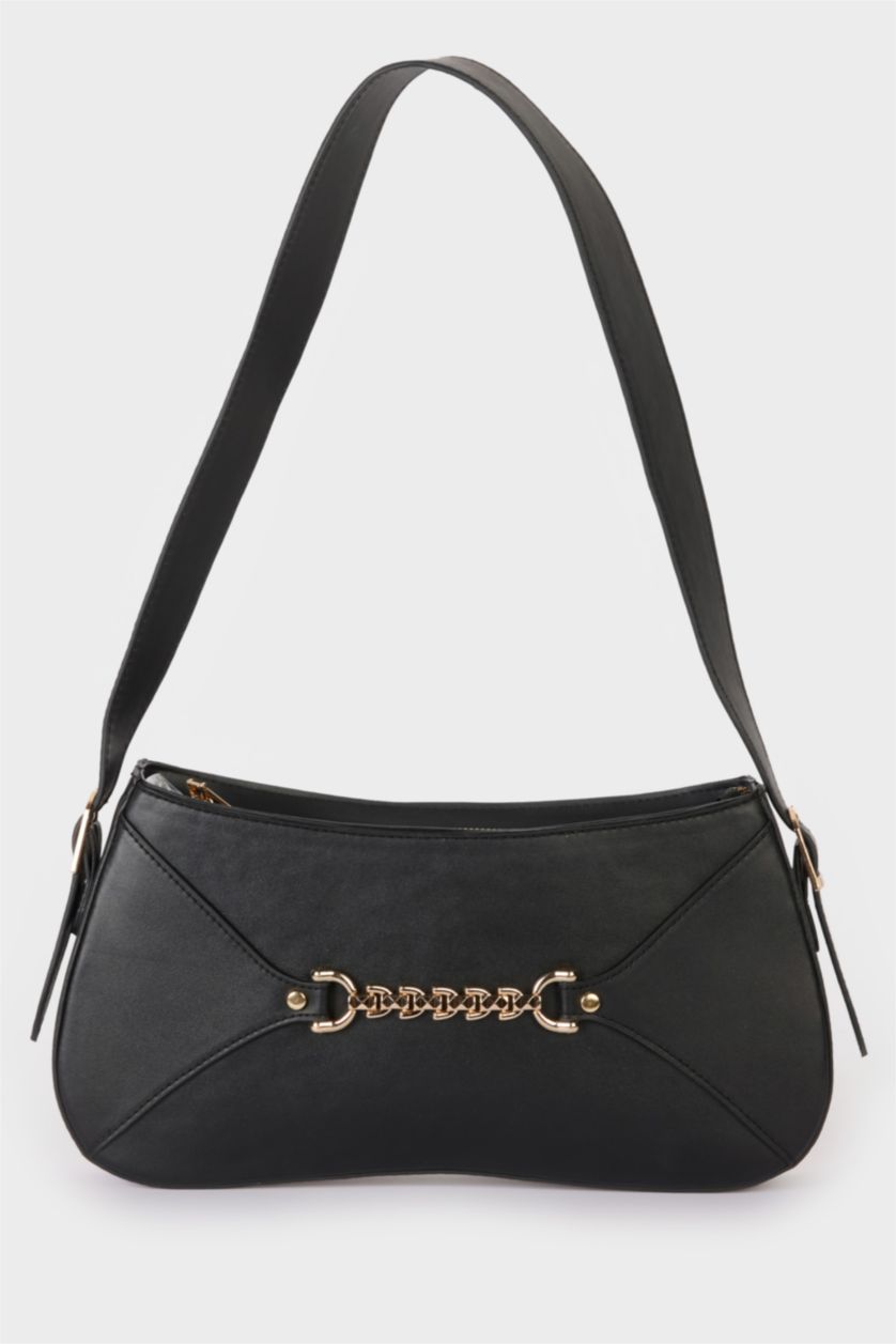 WOMAN Black Woman Shoulder Bag