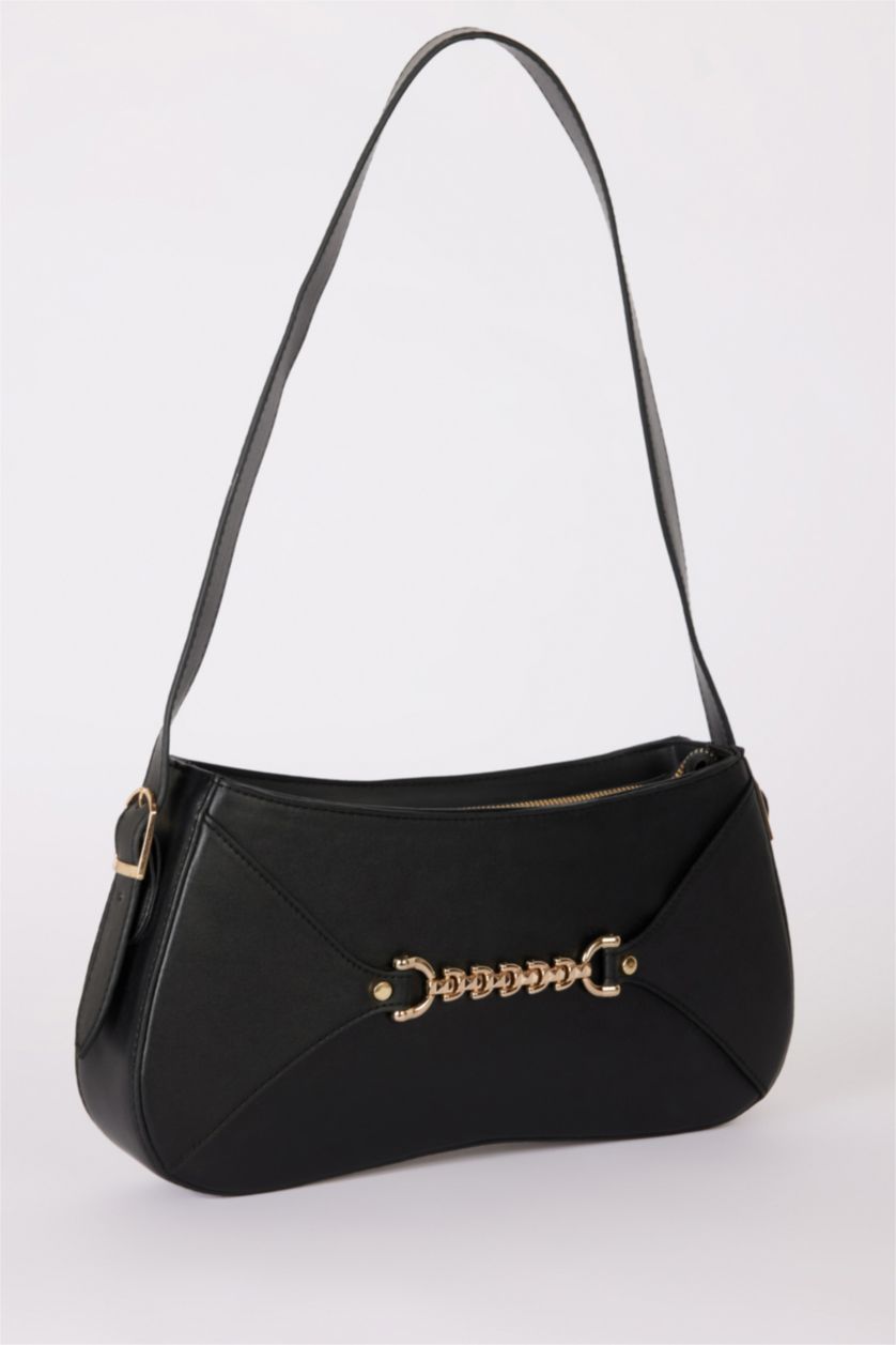 WOMAN Black Woman Shoulder Bag
