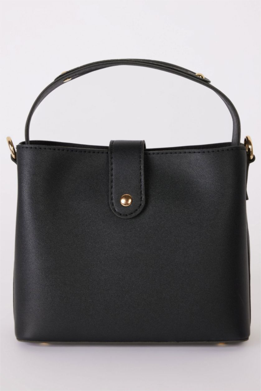 WOMAN Black Woman Faux Leather Shoulder Bag