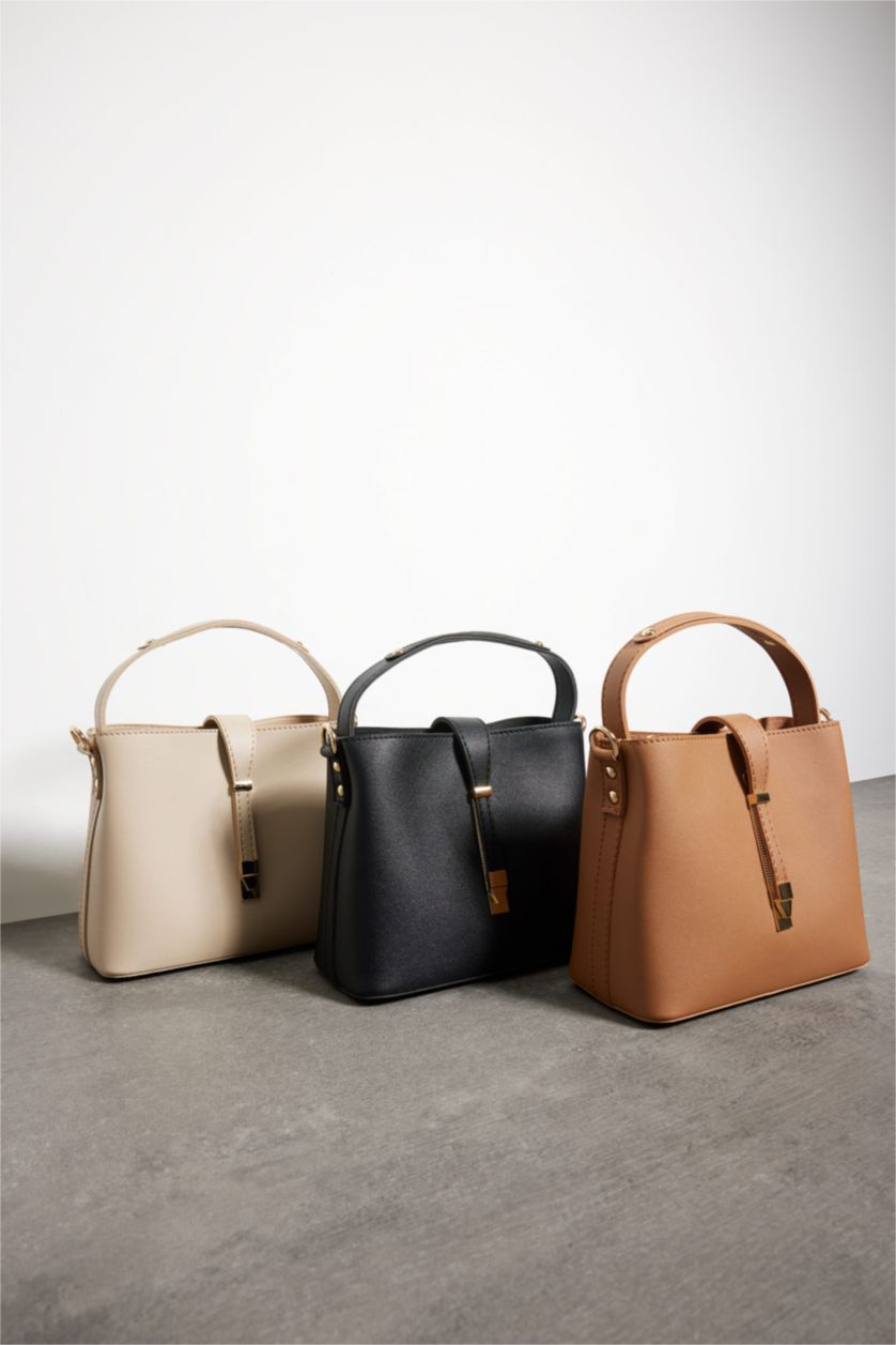 WOMAN Black Woman Faux Leather Shoulder Bag