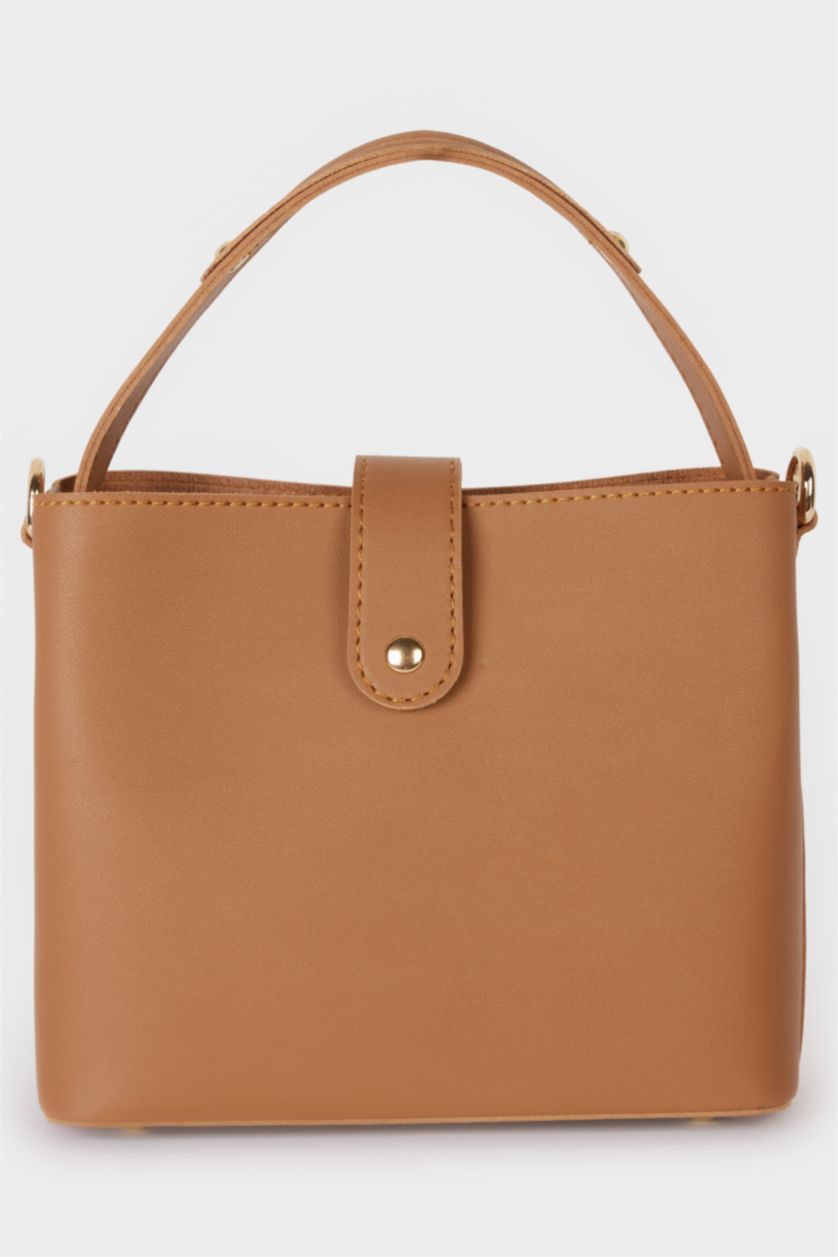 WOMAN Tan Woman Faux Leather Shoulder Bag