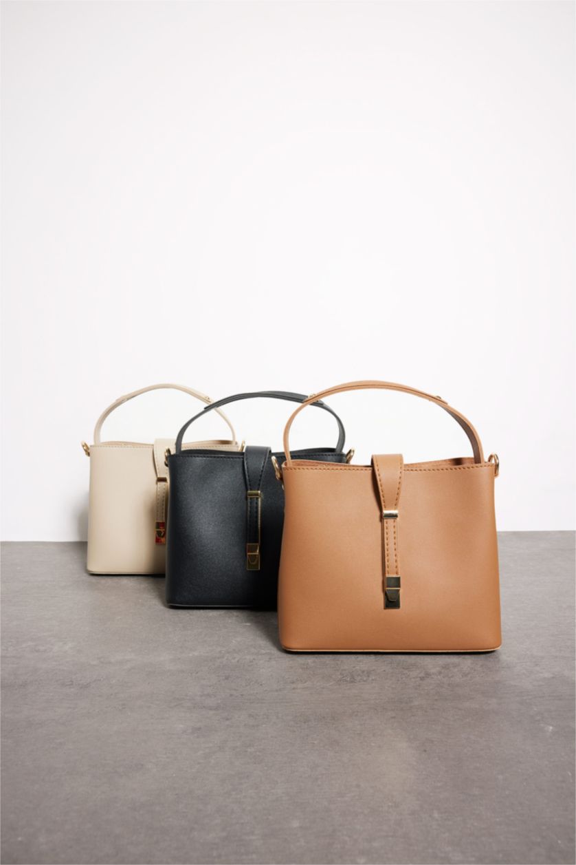 WOMAN Tan Woman Faux Leather Shoulder Bag