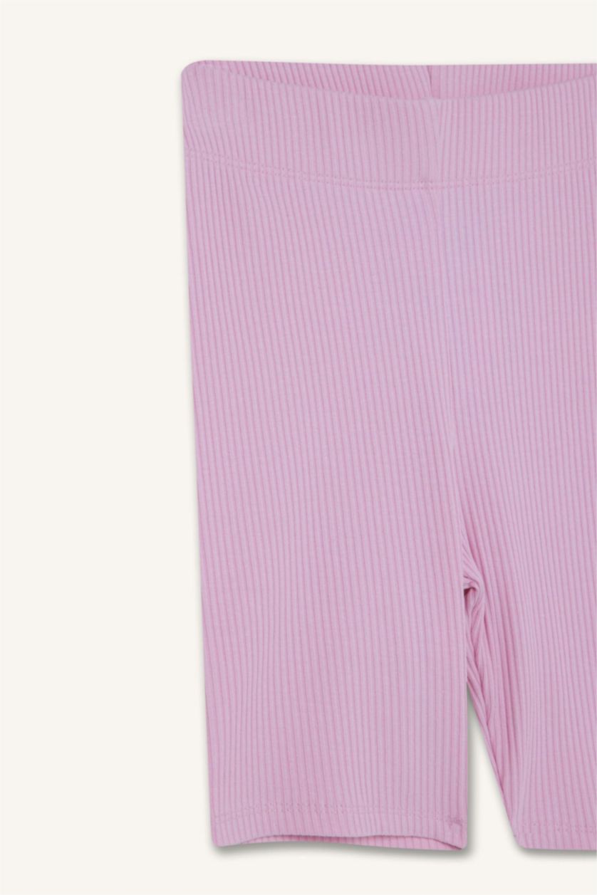 GIRLS & TEENS Pink Girl Biker Corduroy Leggings