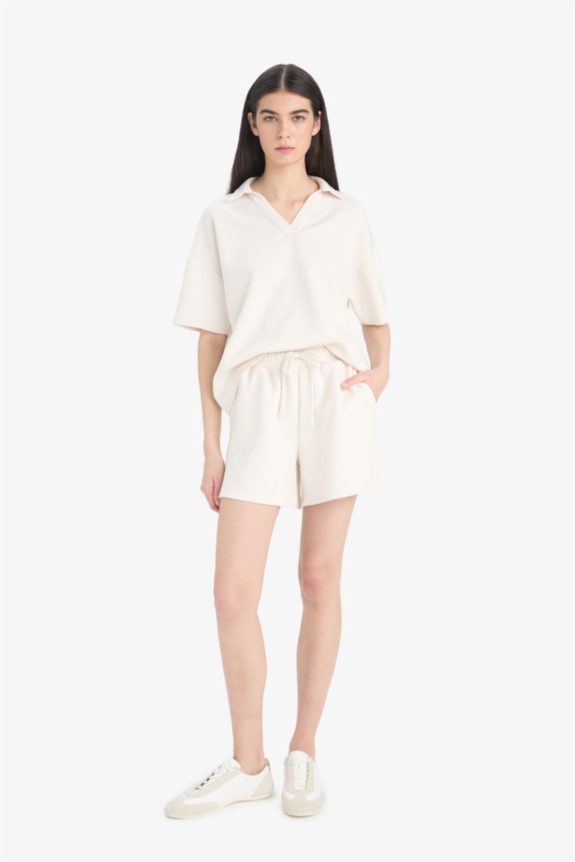 Әйелдерге Сұр Шолақ шалбар