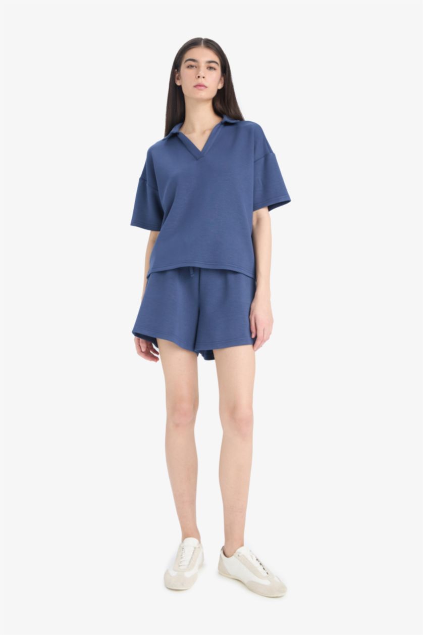 Әйелдерге индиго Шолақ шалбар