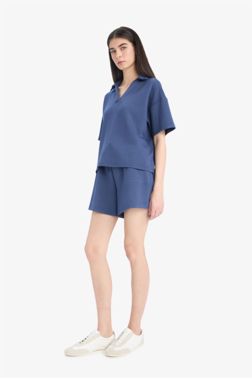 Әйелдерге индиго Шолақ шалбар