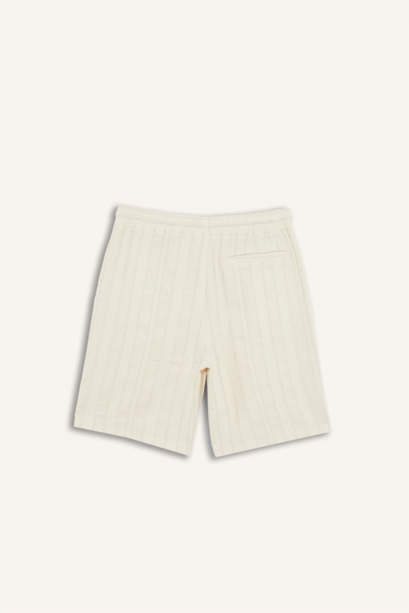 Erkek Çocuk - Genç Erkek Kum Beli Lastikli Şort Erkek Çocuk