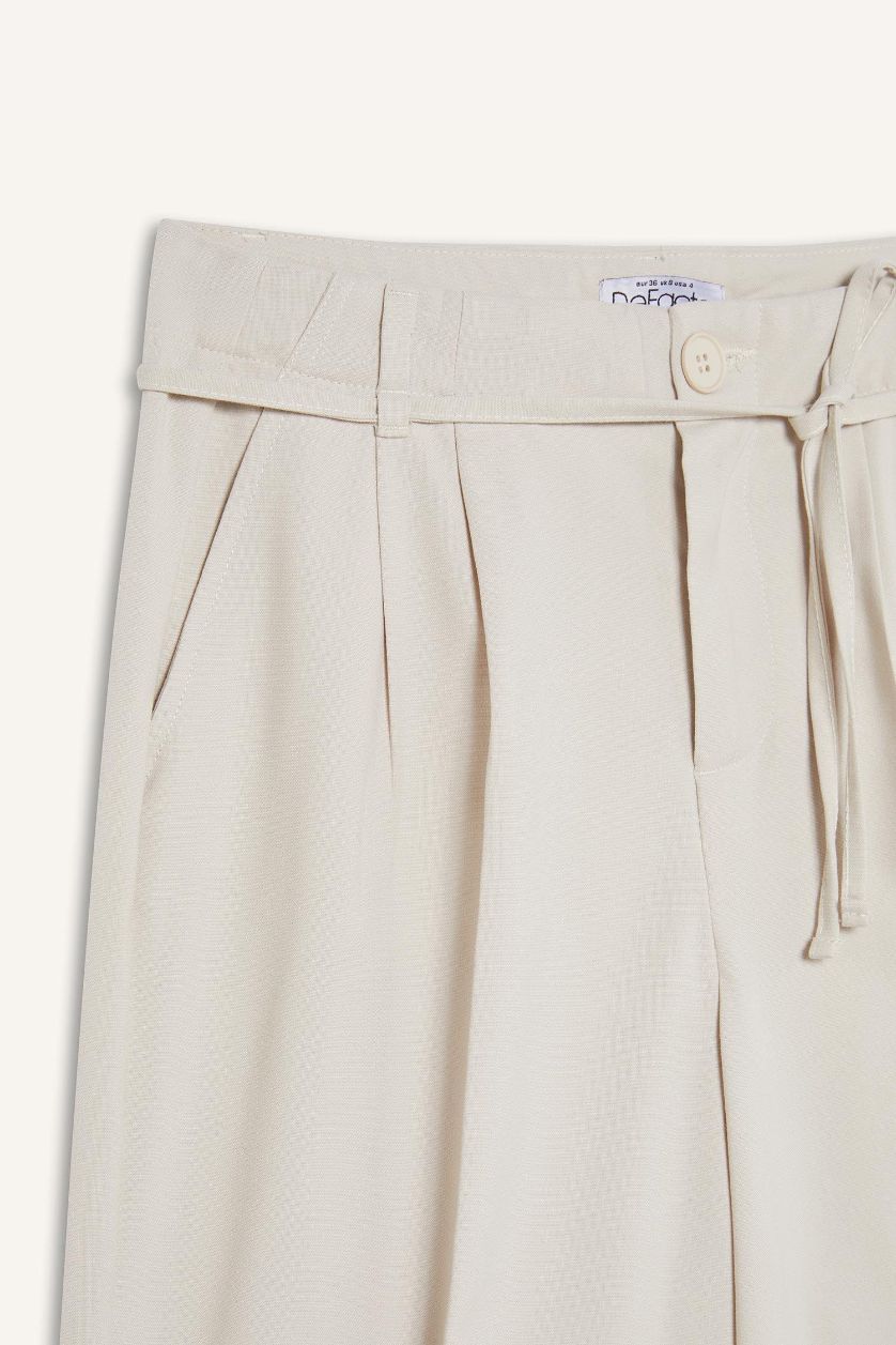 نساء بيج بنطرون وايد ليج بثلاثة جيوب