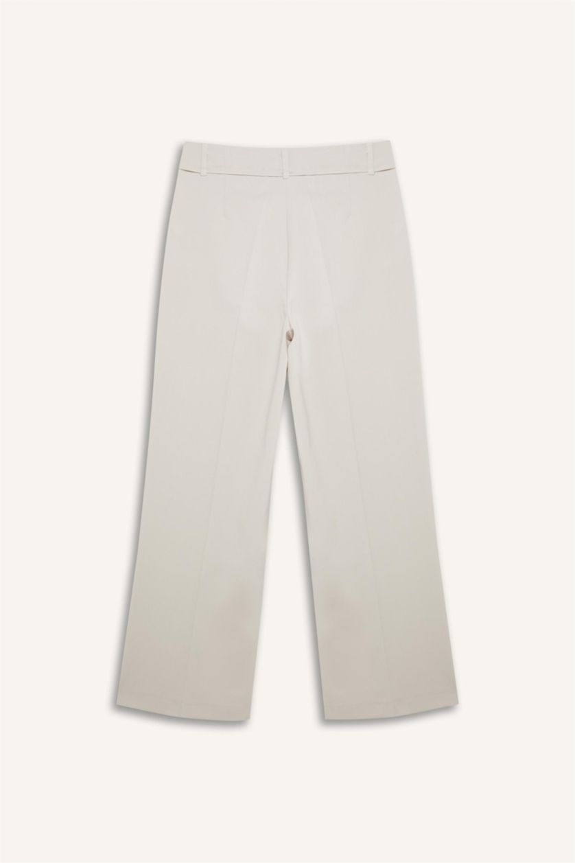 نساء بيج بنطرون وايد ليج بثلاثة جيوب