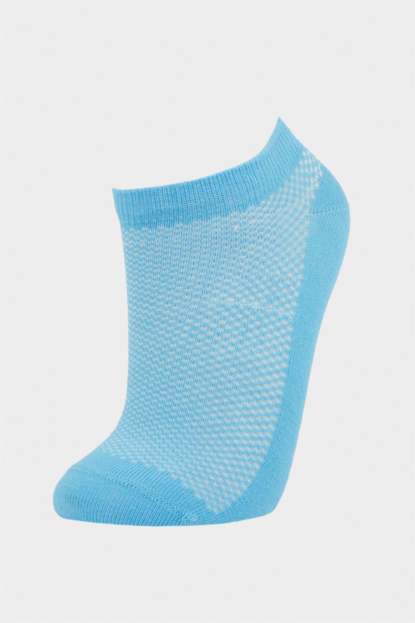 Девочки и подростки Разноцветный Хлопковые спортивные носки для девочек, 5 пар