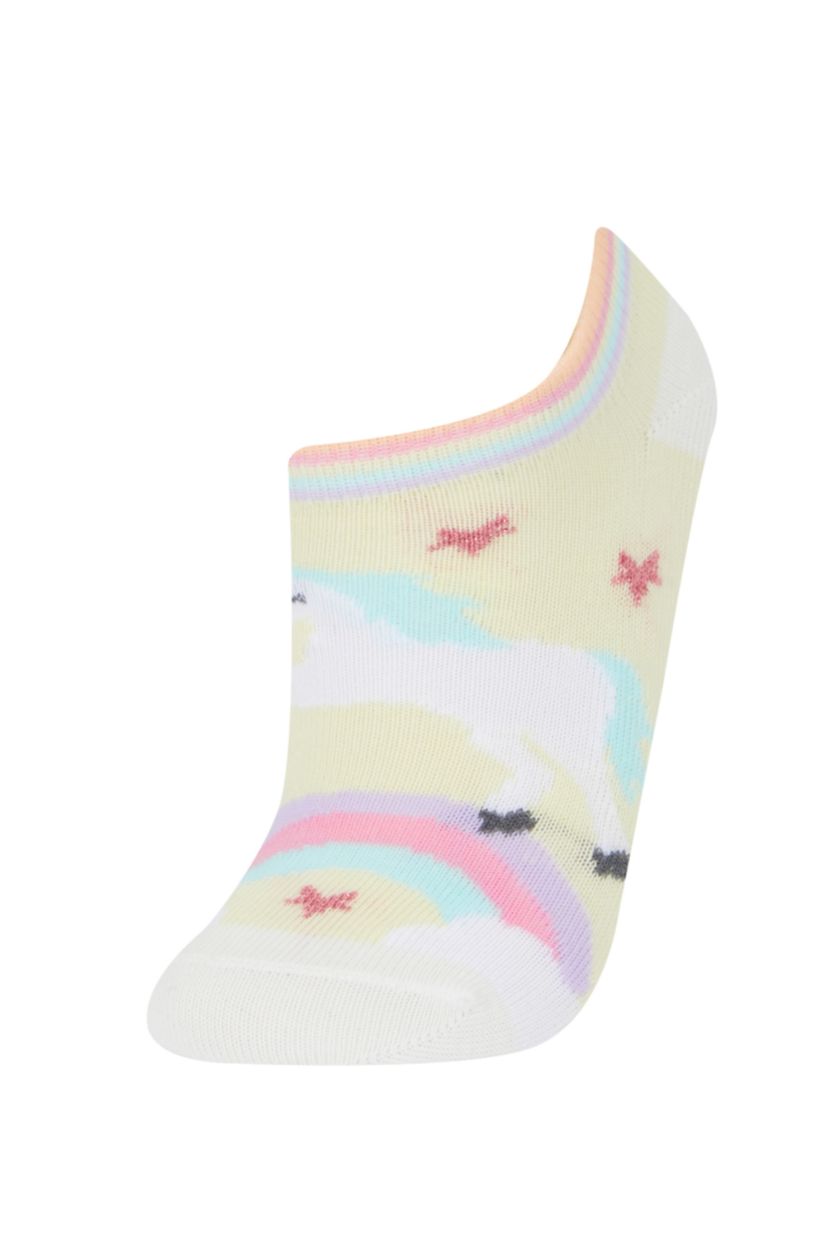 Kız Çocuk - Genç Kız Karma 3'lü Pamuklu Patik Çorap Kız Çocuk