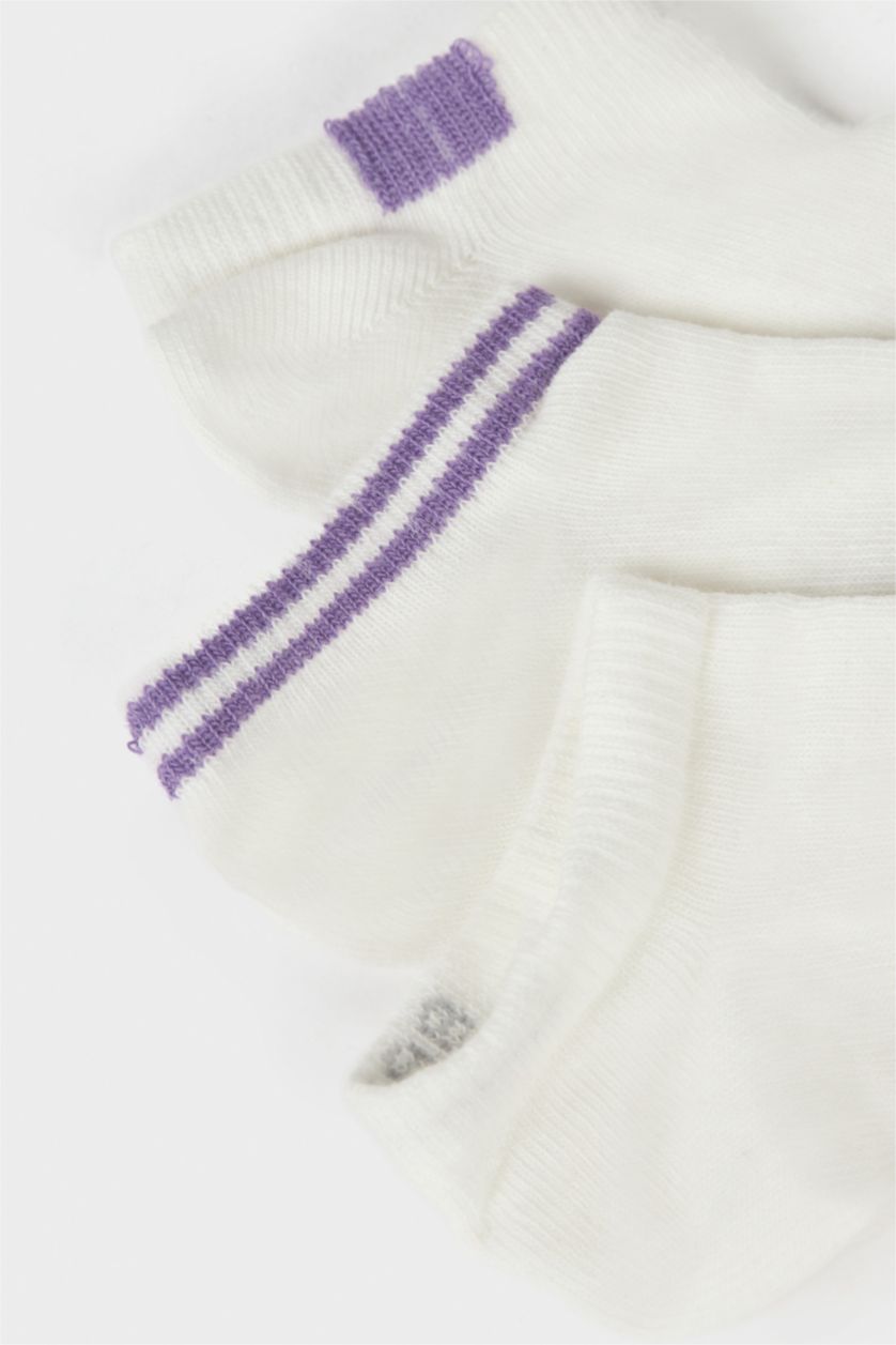 Kız Çocuk - Genç Kız Karma Kız Çocuk 3'lü Pamuklu Patik Çorap