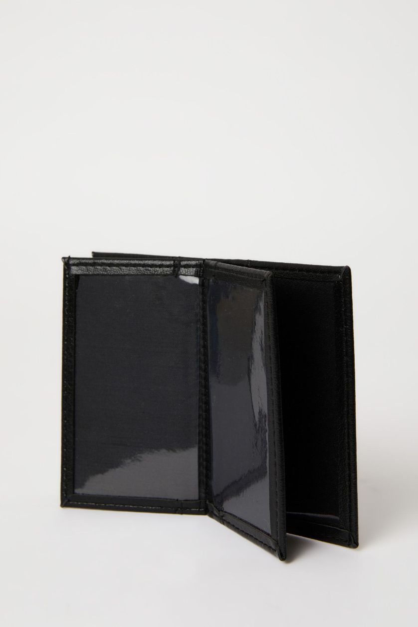 Erkek Siyah Erkek Suni Deri Kartlık