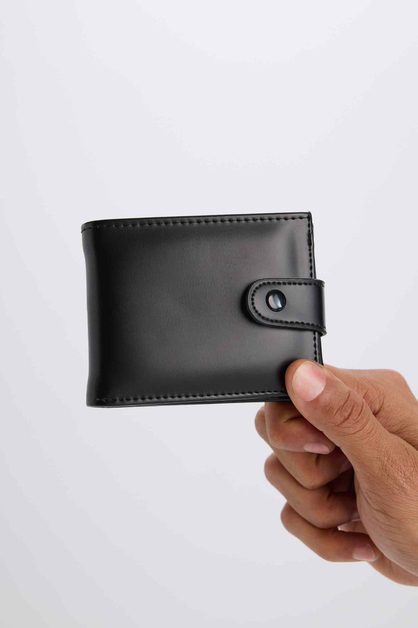 Erkek Siyah Erkek Suni Deri Cüzdan