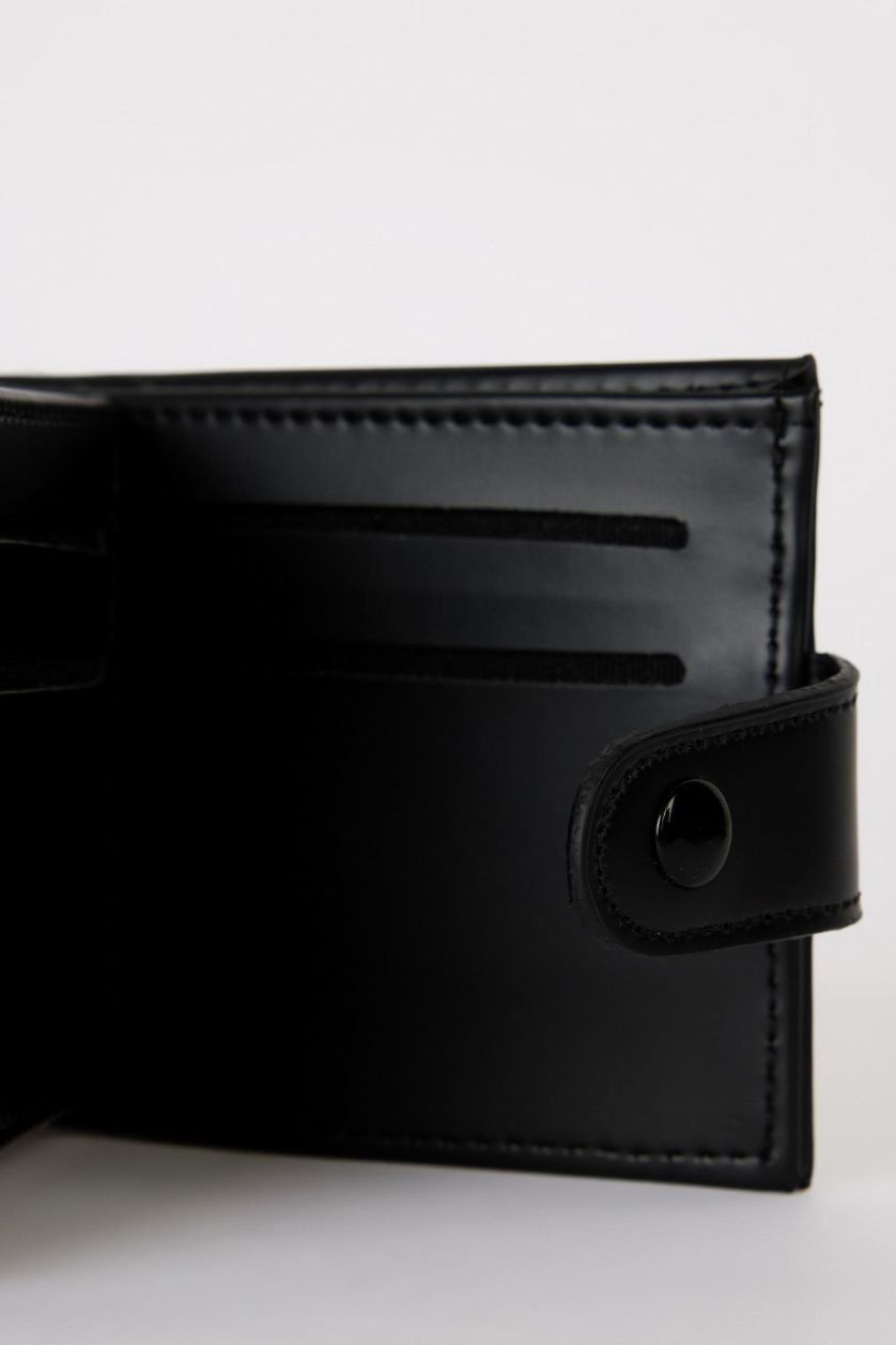 Erkek Siyah Erkek Suni Deri Cüzdan