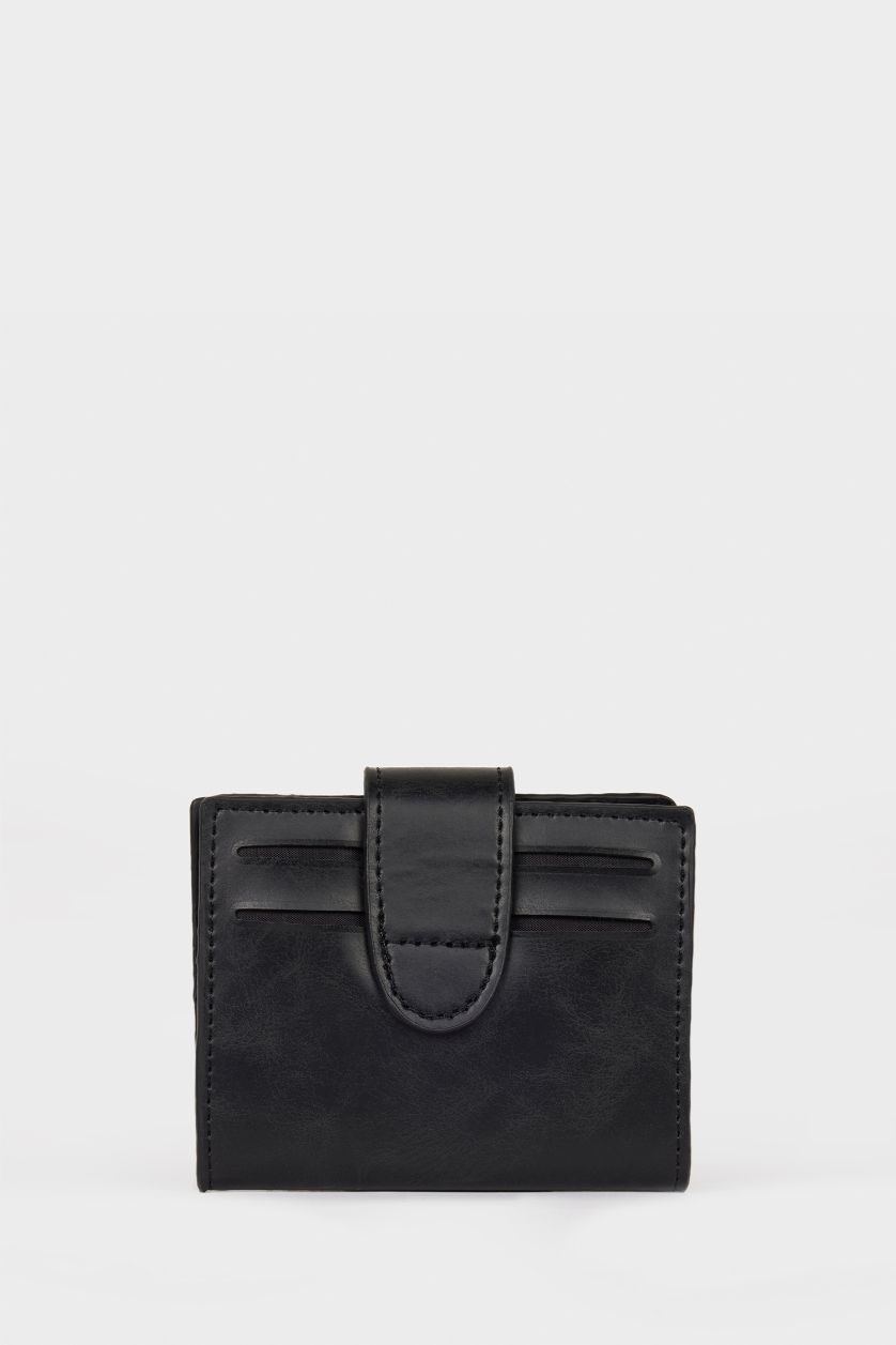 Erkek Siyah Erkek Suni Deri Cüzdan